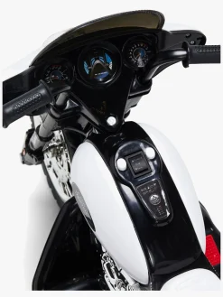 Alex's Garage Elmotorcykel Lille, Hvid/Sort