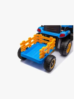 Alex's Garage Eltraktor med Trailer, Blå