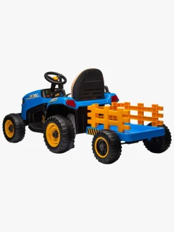 Alex's Garage Eltraktor med Trailer, Blå