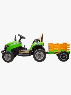 Alex's Garage Eltraktor med Trailer, Grøn