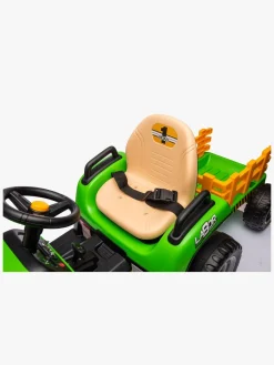 Alex's Garage Eltraktor med Trailer, Grøn