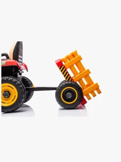 Alex's Garage Eltraktor med Trailer, Rød