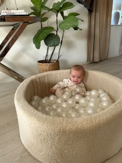 Alice & Fox TEDDY Boldbassin 30x90, Cremefarvet