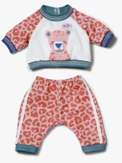 BABY born Dukketøj Joggingdragt Leopard 36 cm