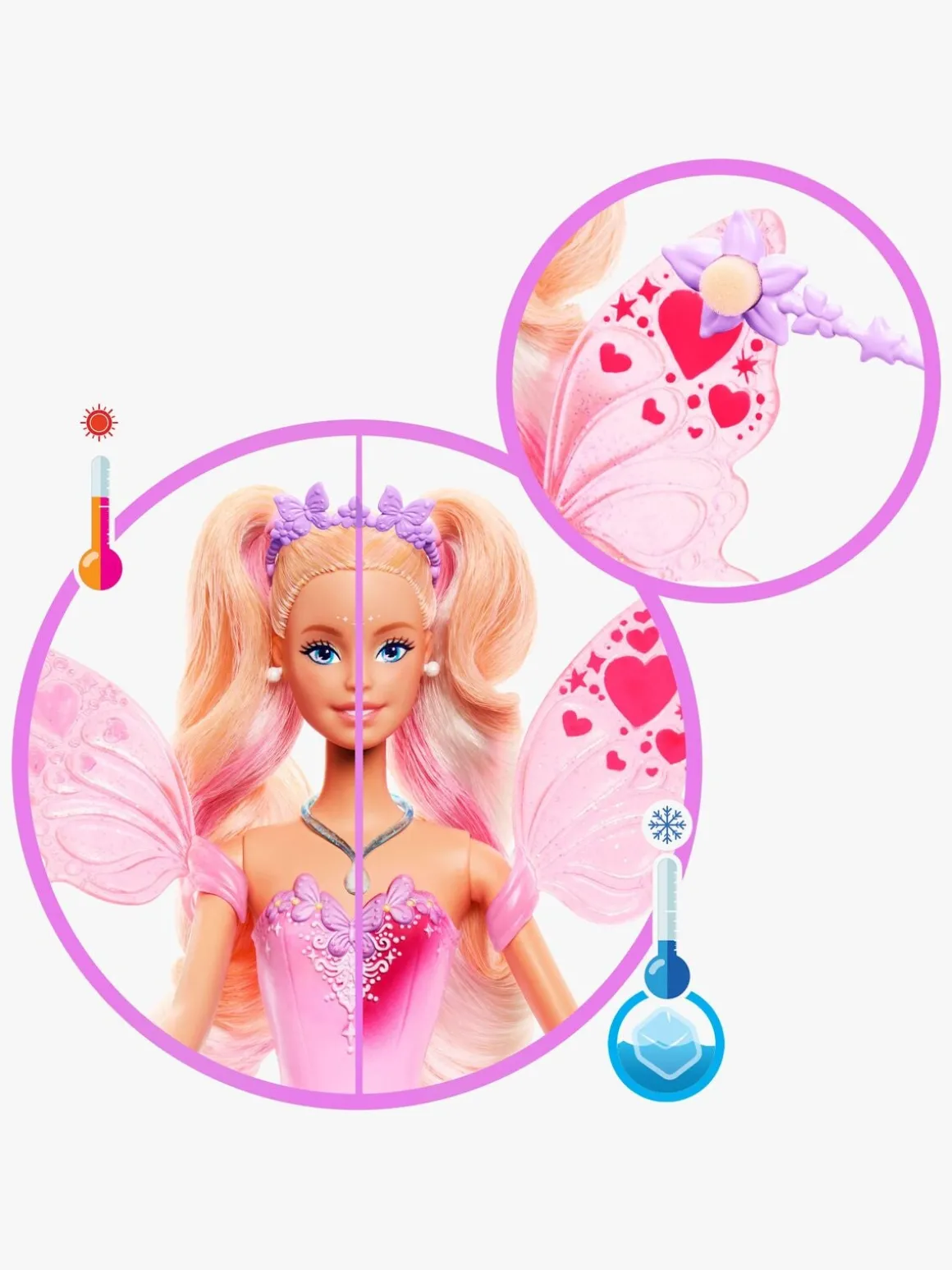 Barbie Color Changing Dukke Fe