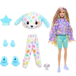 Barbie Cutie Reveal Dukke med Regnbuefarvet Dalmatiner