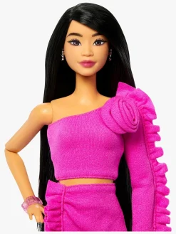 Barbie Deluxe Style Dukke Sort Hår & Benprotese