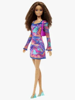 Barbie Fashionistas Dukke med Crepet Hår & Fregner