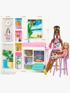 Barbie Legesæt med Dukke Getaway House