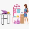 Barbie Legesæt med Dukke Make & Sell Boutique