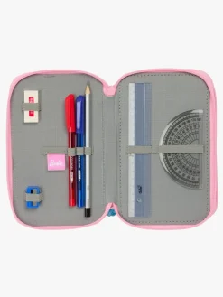 Barbie Penalhus med 3 Rum, Lyserød/Lyseblå