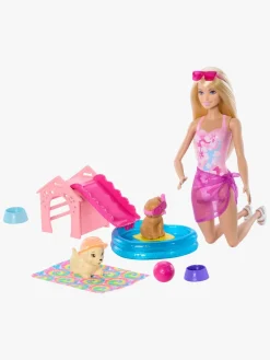 Barbie Puppy Pool Party Legesæt