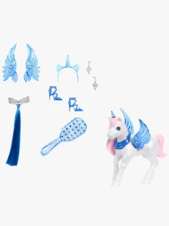 Barbie Sapphire Dukke med Blåt Hår & Enhjørning