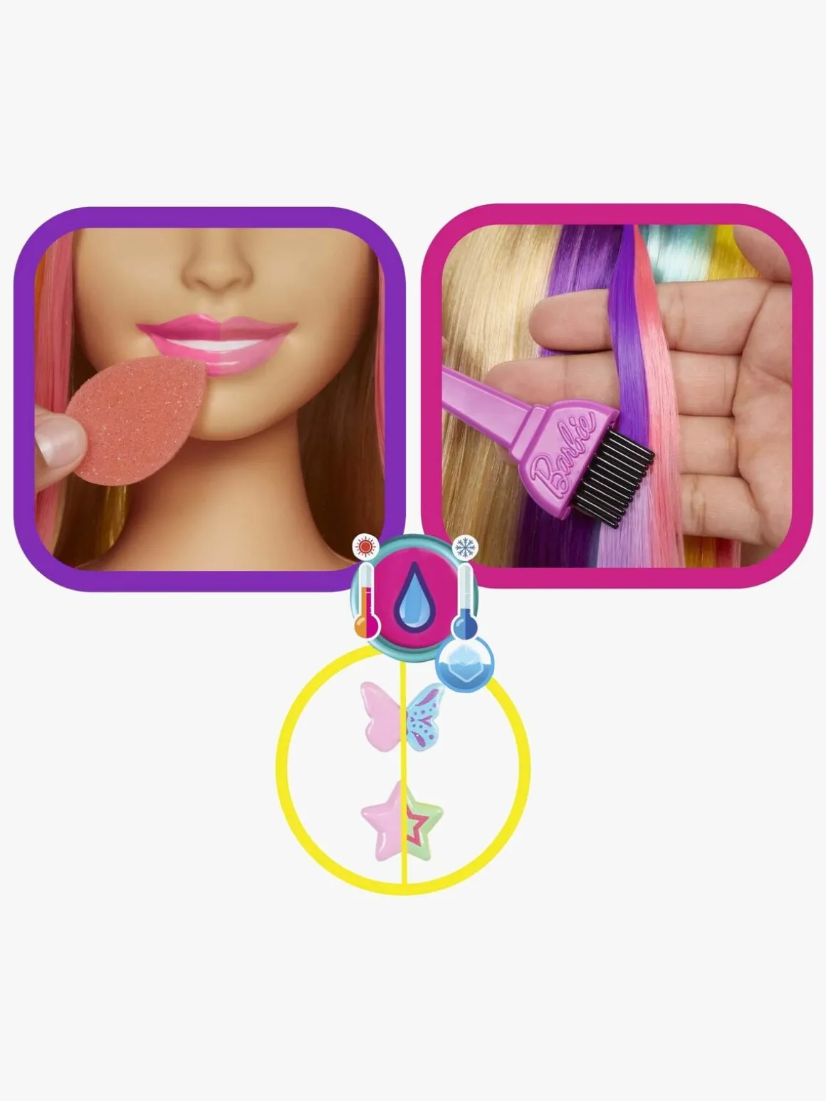 Barbie Totally Hair Color Reveal Frisør- og Sminkedukke