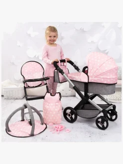 Bayer Design Combi Dukkevogn Xeo Sæt, Soft Pink