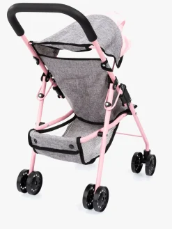 Bayer Design Dukkeklapvogn med Kaleche, Grå