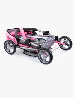 Bayer Design Dukkevogn Cosy, Grå/Lyserød