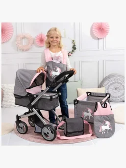 Bayer Design Dukkevogn Megasæt, Grå