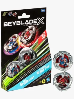 Beyblade X Tail Viper 5-80O & Sword Dran 3-60F Spinnere 2-pak