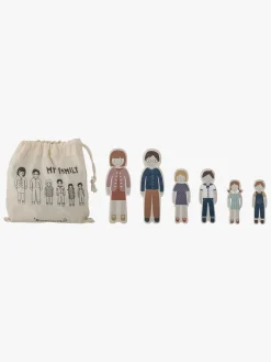 Bloomingville MINI Træfigurer Familien Wilton 6 Stk.