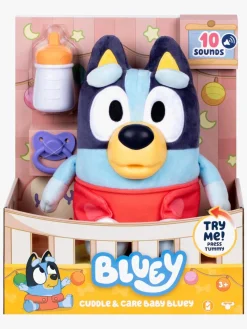 Bluey Cuddle & Care Bamse Baby Bluey