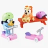 Bluey Figursæt Bluey & Bingo med Løbehjul