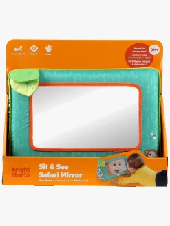 BrightStarts Safari Mirror Aktivitetslegetøj, Grønt/Mønstret