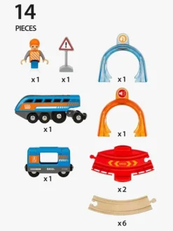 BRIO 33974 Action Tunnel Circle Set (Smart Tech Sound)