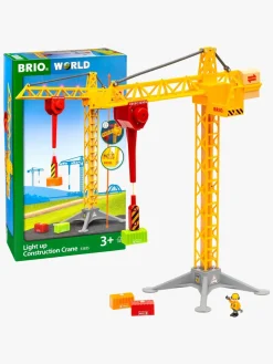 BRIO 33835 Byggekran Med Lamper