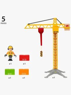 BRIO 33835 Byggekran Med Lamper
