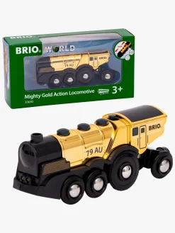 BRIO 33630 Mighty Action-Lokomotiv Guld