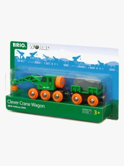 BRIO 33698 Togvogn med kran