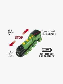 BRIO World 33593 Flot Grønt Lokomotiv B/O