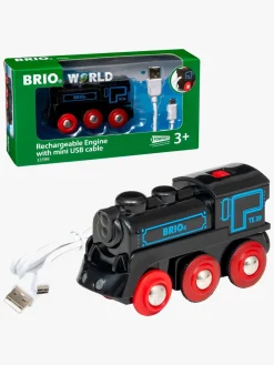 BRIO World 33599 Genopladeligt Lokomotiv Med Mini USB-Kabel