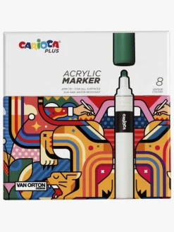 Carioca Plus Akryltusser 8-pak