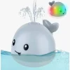 CarloBaby Badelegetøj Vandsprøjtende Hval m. Lys, Grå