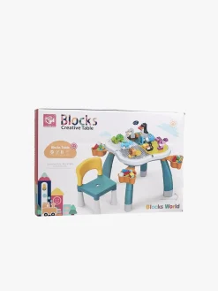 Cloudberry Castle Aktivitetsbord med Stole, Blue