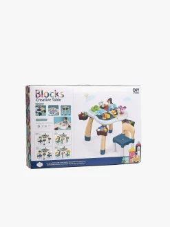 Cloudberry Castle Aktivitetsbord med Stole, Blue