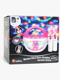 Cloudberry Castle Disko Karaokesæt med 2 Trådløse Mikrofoner
