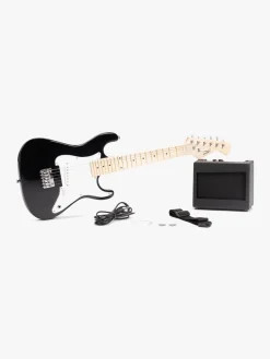 Cloudberry Castle Elguitar med Forstærker 80 cm, Sort