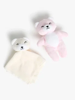 Cloudberry Castle Gavesæt Dukke Twins Deluxe 35 cm, Lyserød/Hvid