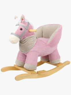 Cloudberry Castle Gyngehest med Ryglæn, Pink