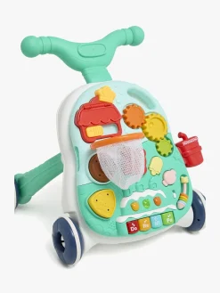 Cloudberry Castle 2-i-1 Gåvogn med Aktivitetsbord, Blå