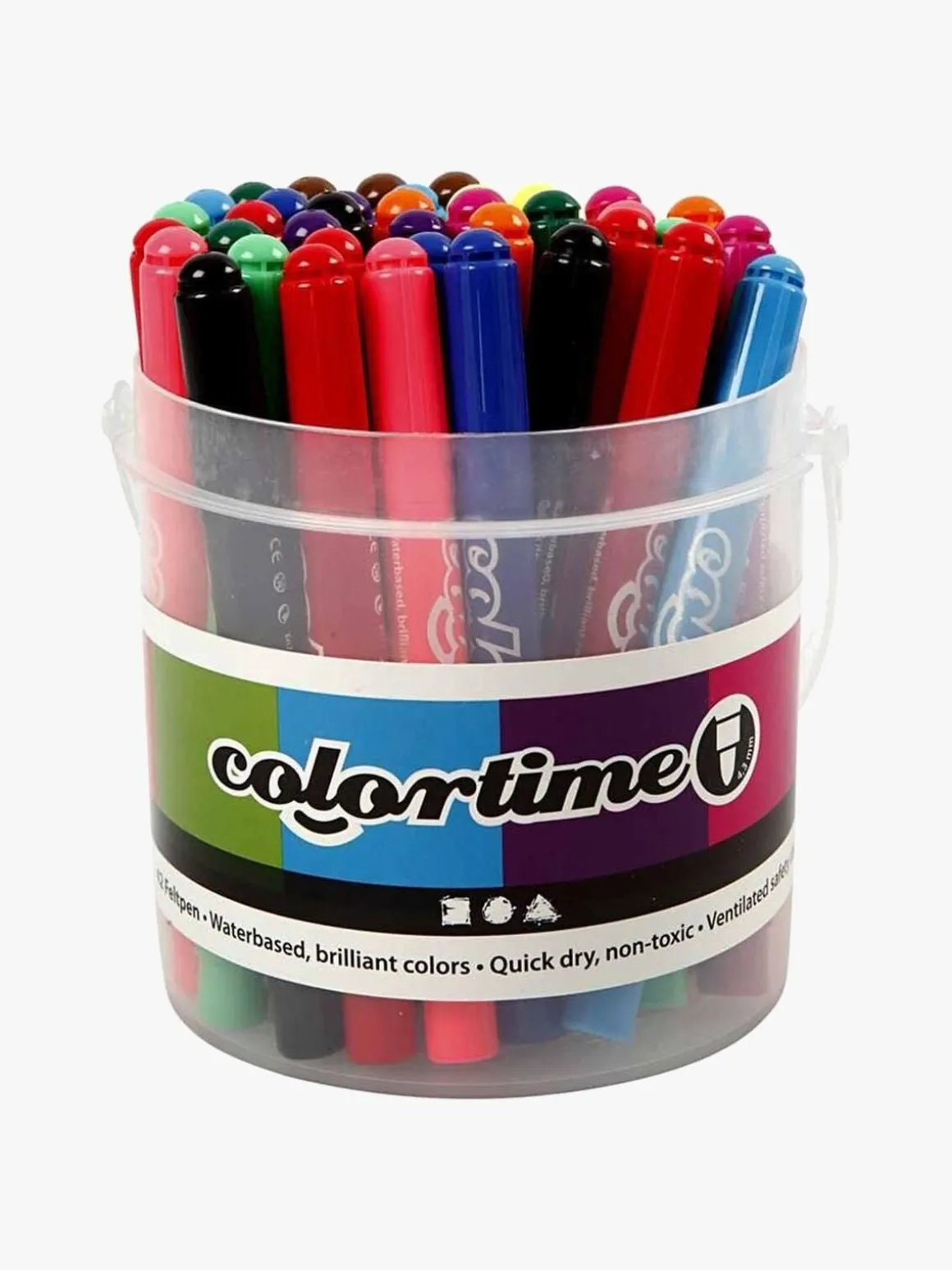 Colortime Tusser Blandede Farver 42 stk.