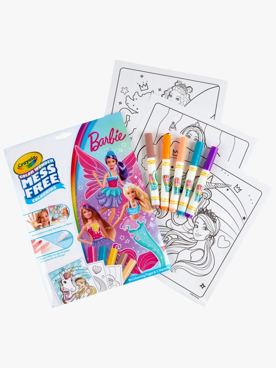 Crayola Barbie Color Wonder Malesæt
