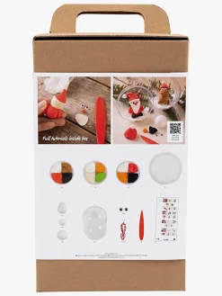 Creotime DIY Sæt Julekugler Lufttørrende Ler