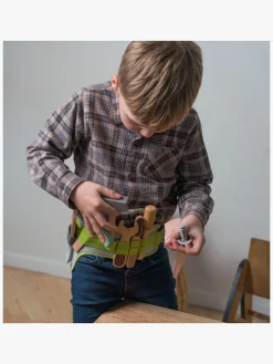Dantoy Værktøjsbælte Wood In Gift Box