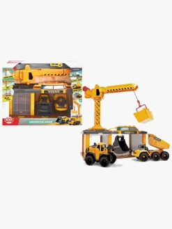 Dickie Toys Volvo Parkeringshus med Byggekøretøjerer