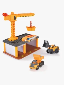 Dickie Toys Volvo Parkeringshus med Byggekøretøjerer