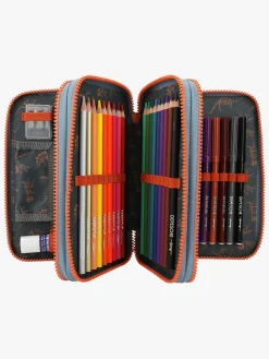 Dino World Roar Tredelt Penalhus, Grå